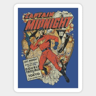 Captain Midnight 5 Double Trouble in Tokyo 1943 Sticker